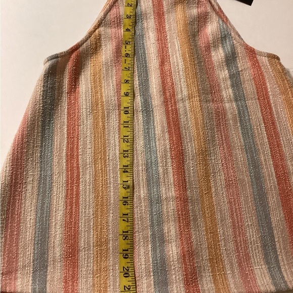 W5 Striped Halter Tank Top Size Small NWT - Picture 3 of 5